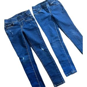 (2) Sz. 7 Girls Pull-On Jeans
